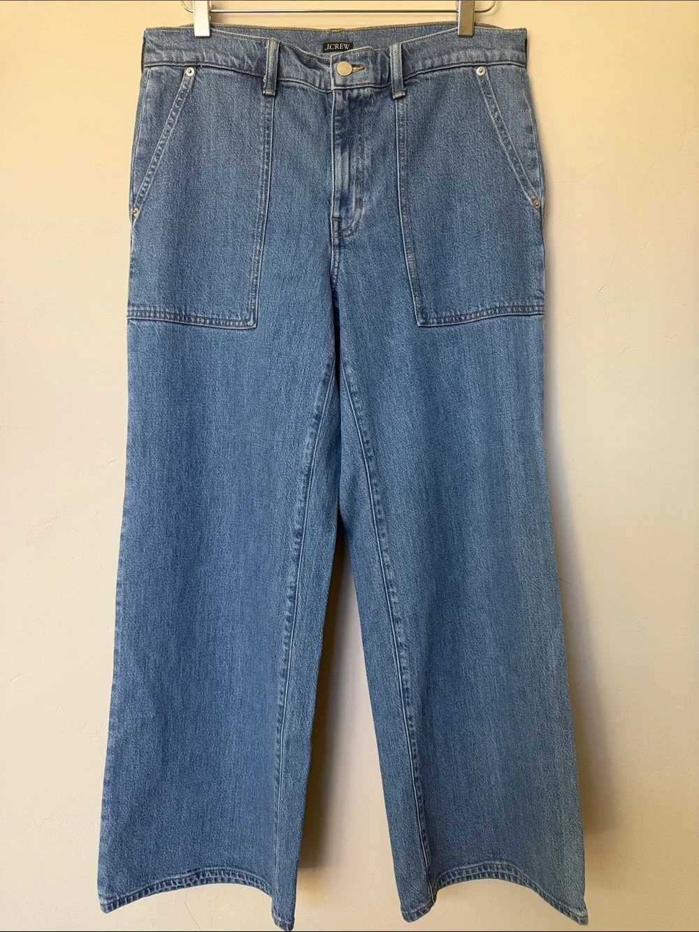J.Crew Camp Pocket wide leg jeans s 29